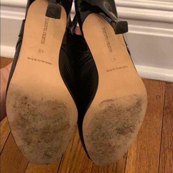 Manolo blahnik peep toe sandals - Picture 2 of 3